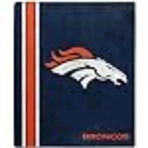 Northwest The Company NFL Polyester Sherpa Throw Blanket 50X60, Denver Broncos - Picture 2 of 2